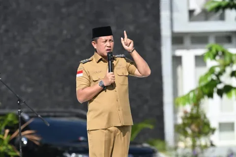 Pimpin Apel Umum, Bupati Iksan Tegaskan