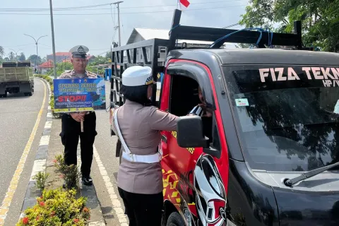 Personil Polres Morowali Gelar Operasi Zebra Tinombala 2025, Fokus Edukasi dan Teguran Humanis.