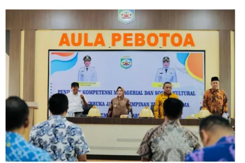 Wabup Iriane Iliyas Buka Uji Kompetensi Manajerial dan Sosial Kultural JPT Pratama Morowali 2025