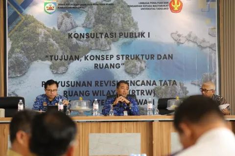 Dinas PUPR Daerah Gelar Konsultasi Publik Revisi RTRW Kabupaten Morowali Tahun 2019–2039, Wujudkan Penataan Ruang yang Berkelanjutan