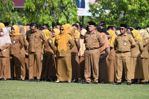 Pimpin Apel Umum, Bupati Iksan Tegaskan ASN Morowali Perkuat Pelayanan Pemerintahan Bagi Masyarakat