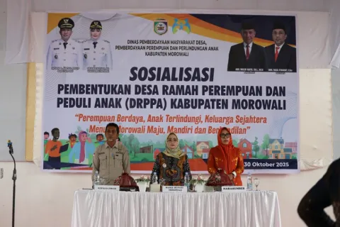 Wakil Bupati Morowali Iriane, Buka Sosialisasi Pembentukan Desa Ramah Perempuan dan Peduli Anak