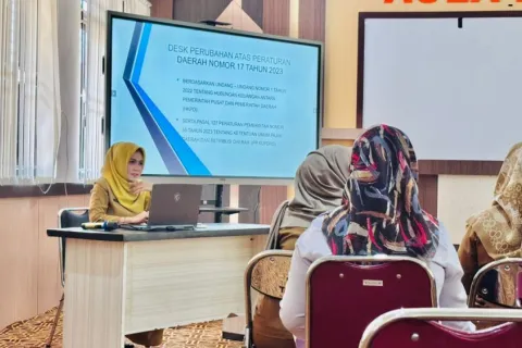 Pemkab Morowali Gelar Rapat Desk Perubahan Perda Nomor 17 Tahun 2023 tentang Pajak dan Retribusi Daerah