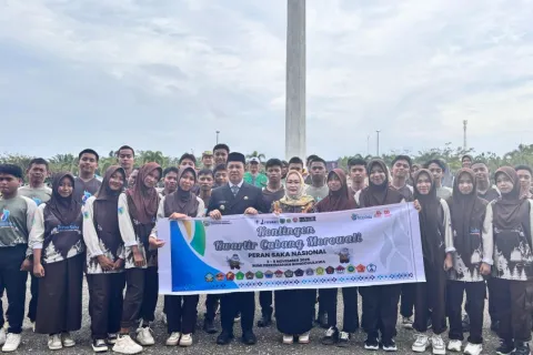 Bupati Morowali, Iksan Lepas Resmi Kontingen Pramuka Kwarcab Morowali ke Peran Saka Nasional di Gorontalo
