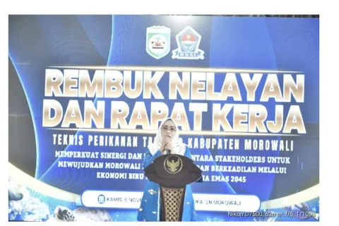 Wabup Iriane Iliyas Resmi Buka Rakernis Perikanan Tangkap dan RembuK Nelayan