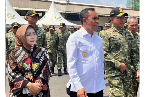Wabub Iriane Iliyas Saksikan Rangkaian Latihan Kekuatan Pertahanan Nasional di Morowali