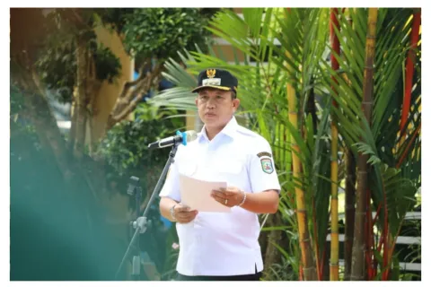 Bupati Morowali Iksan, Pimpin Upacara Hari Bakti PU ke-80