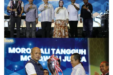 Bahodopi Sabet Juara Umum I, Porkab II Morowali Resmi Ditutup