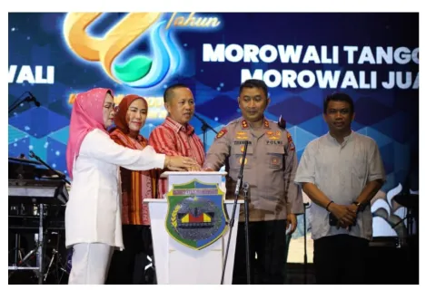 Meriah dan Khidmat, HUT Morowali ke-26 Tahun 2025 Ditutup Langsung oleh Bupati Iksan