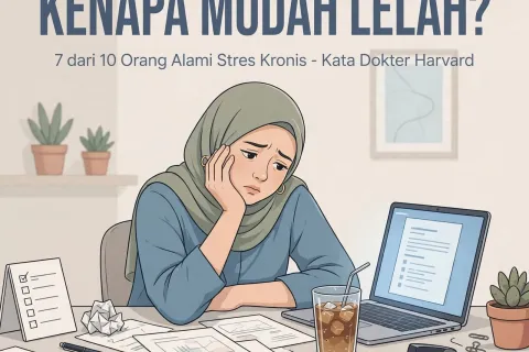 Kenapa Mudah Lelah Padahal Tidak Sibuk? Dokter Havard Ungkap Penyebabnya