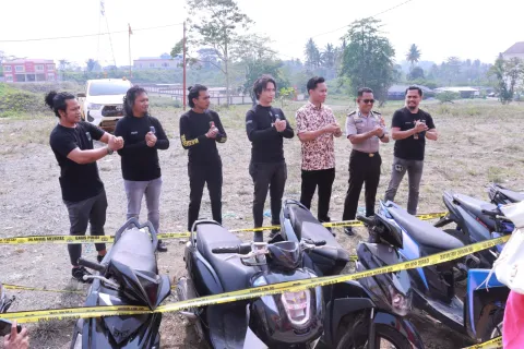 Polres Morowali Bekuk 4 Pelaku Curanmor di Bahodopi, 13 Motor Diamankan