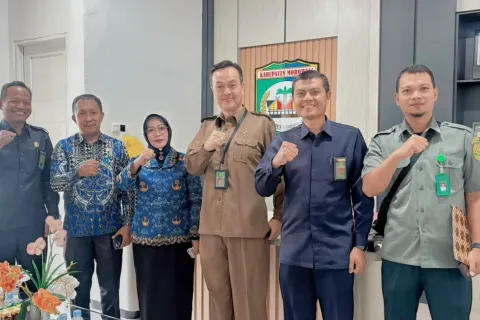 Wabup Morowali Terima Kunjungan Pengadilan Negeri Poso, Tinjau Kesiapan Kantor PN Morowali Kelas II
